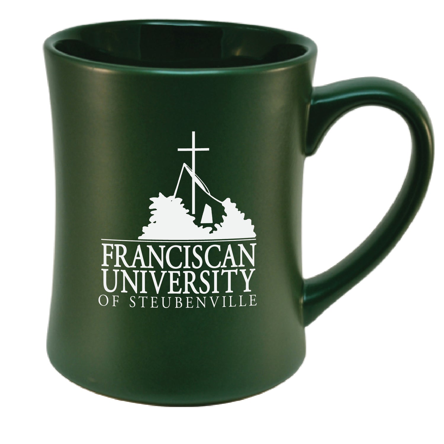 Etched MK Matte Mug | Dark Green