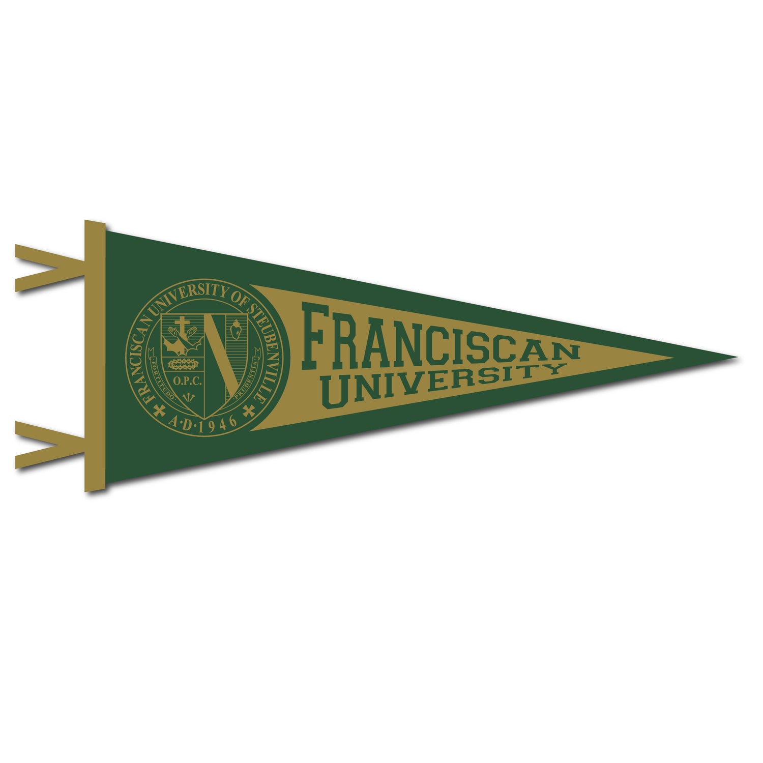 12" X 30" Pennant | Dark Green