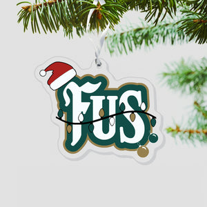Acrylic Santa Hat Ornament