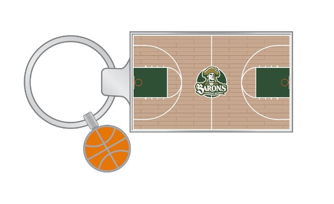 Basketball Court Keytag