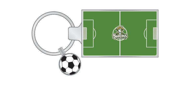 Soccer Field Key Ring