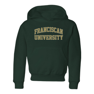 Youth Core Hooded Sweatshirt, Dark Green