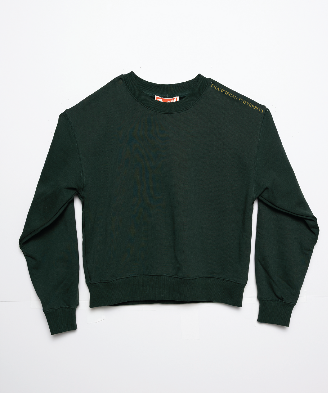 Brushed French Terry Crew | Deep Green