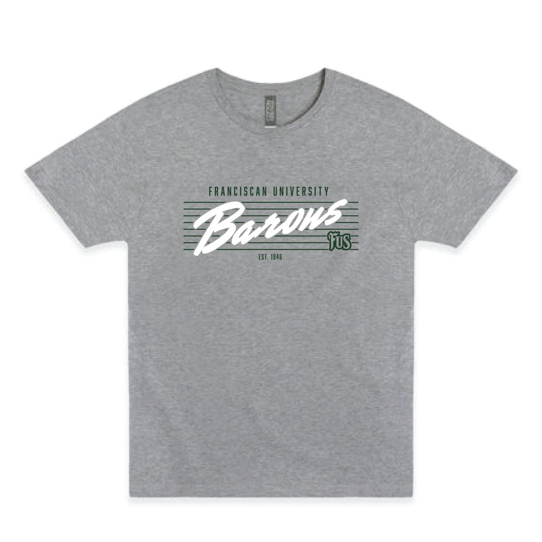 Youth Pinstripe Tee | Carbon Grey