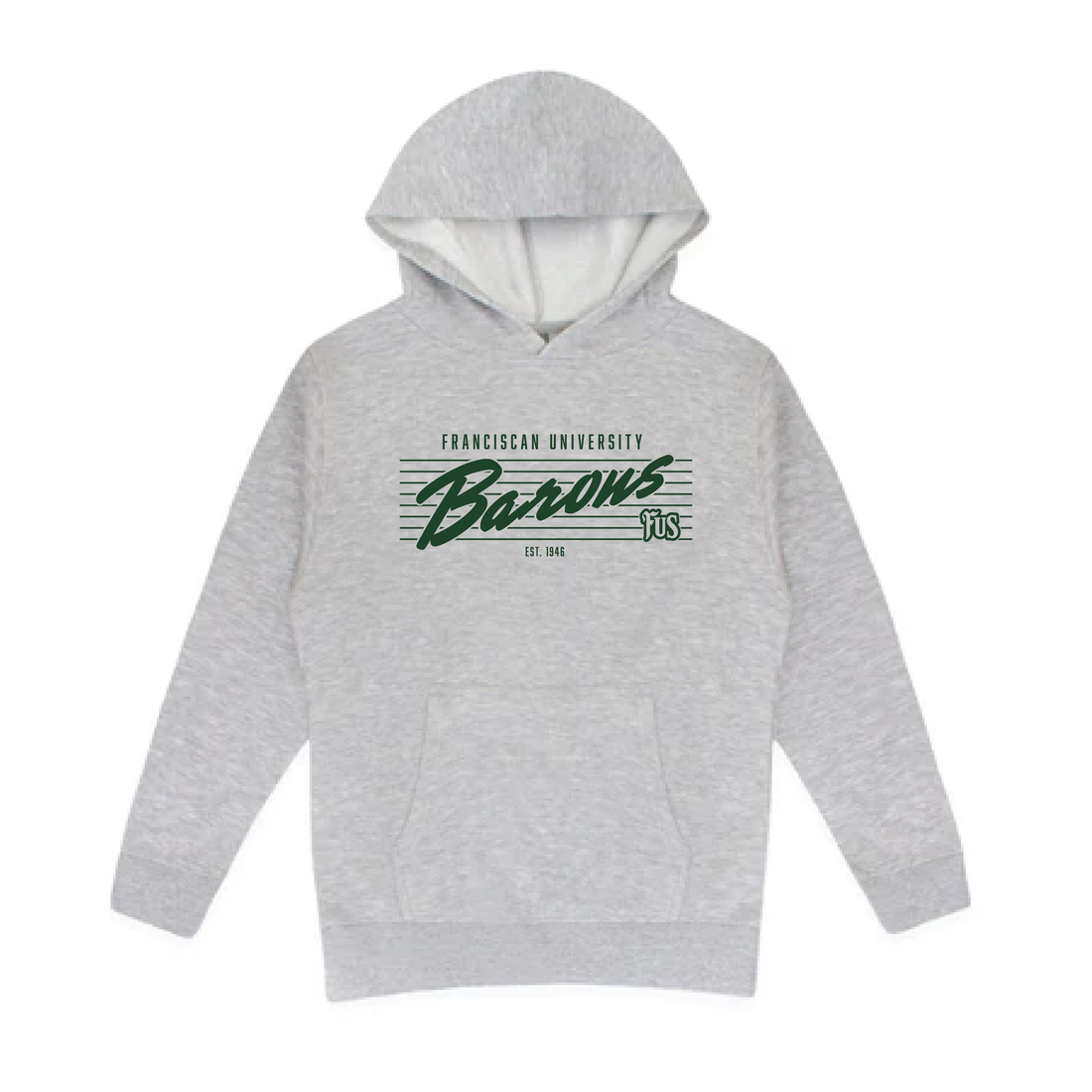 Youth Pinstripe Hood | Carbon Grey