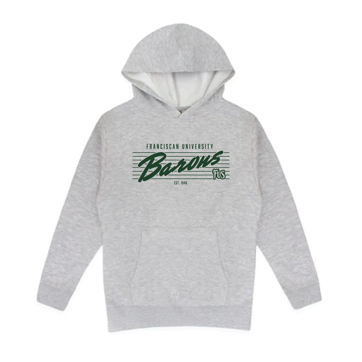 Youth Pinstripe Hood | Carbon Grey