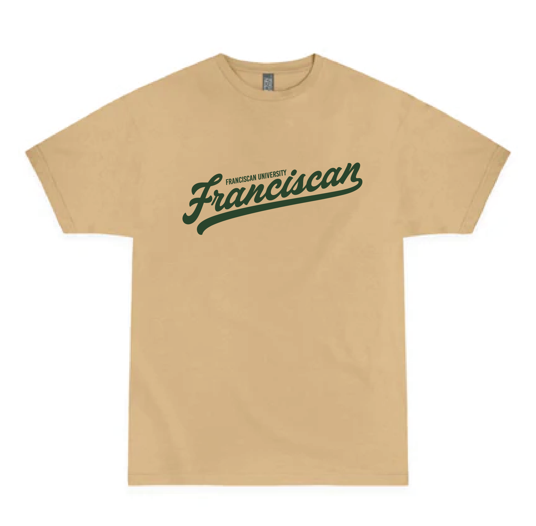 Vintage Script Tee | Vintage Gold