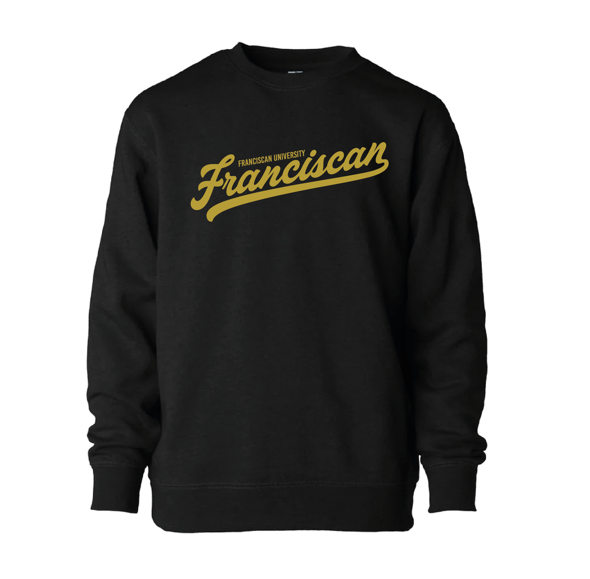 Toddler Vintage Script Crew | Black