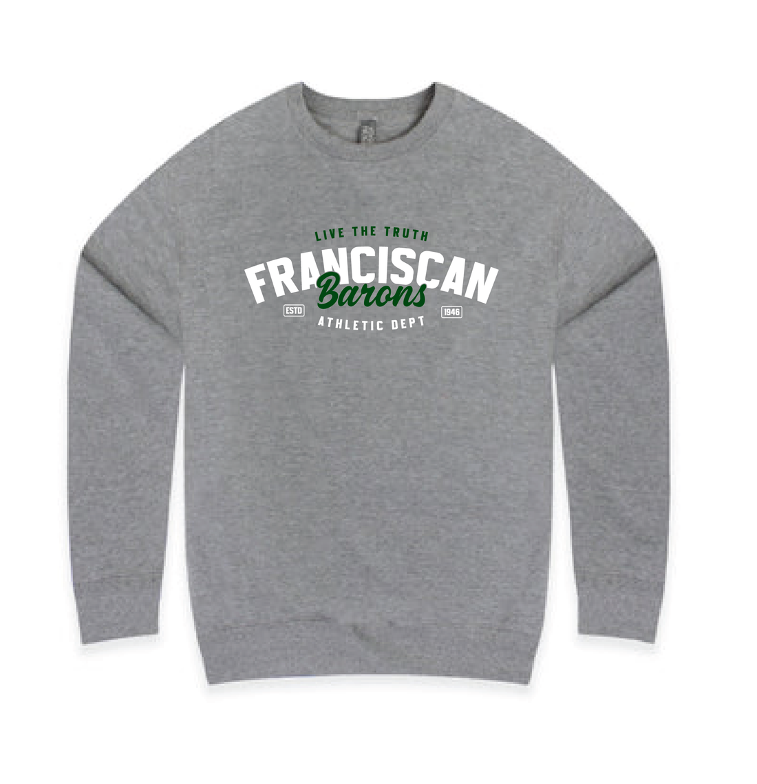 Youth Athletic Dept Crew | Carbon Grey