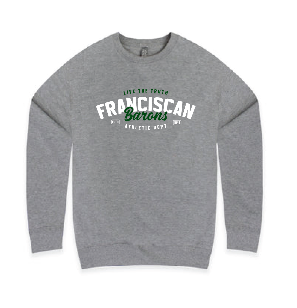 Youth Athletic Dept Crew | Carbon Grey