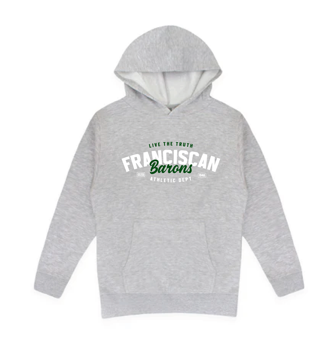 Youth Athletic Dept Hood | Carbon Grey