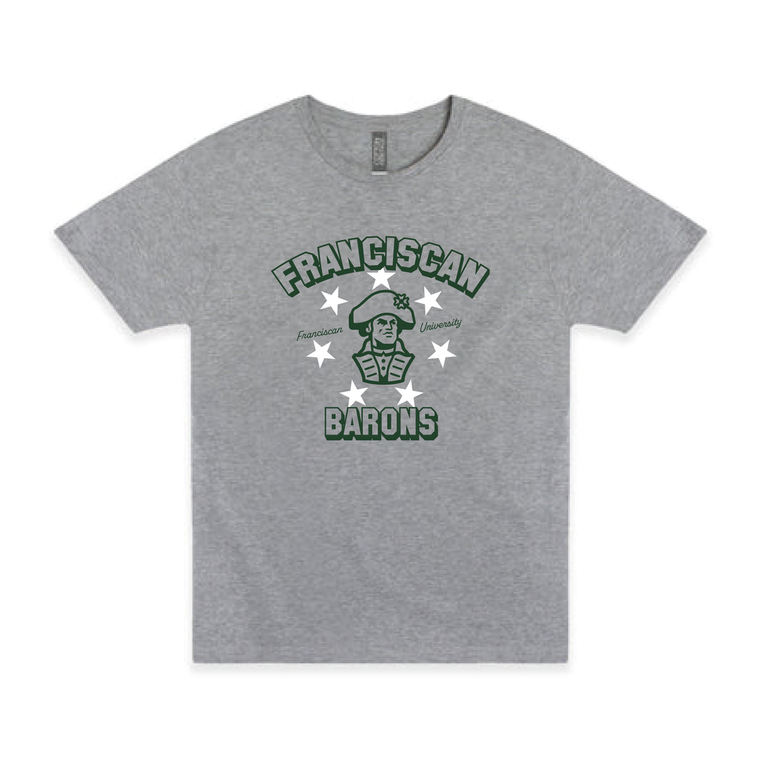 Youth Retro Mascot Tee | Carbon Grey