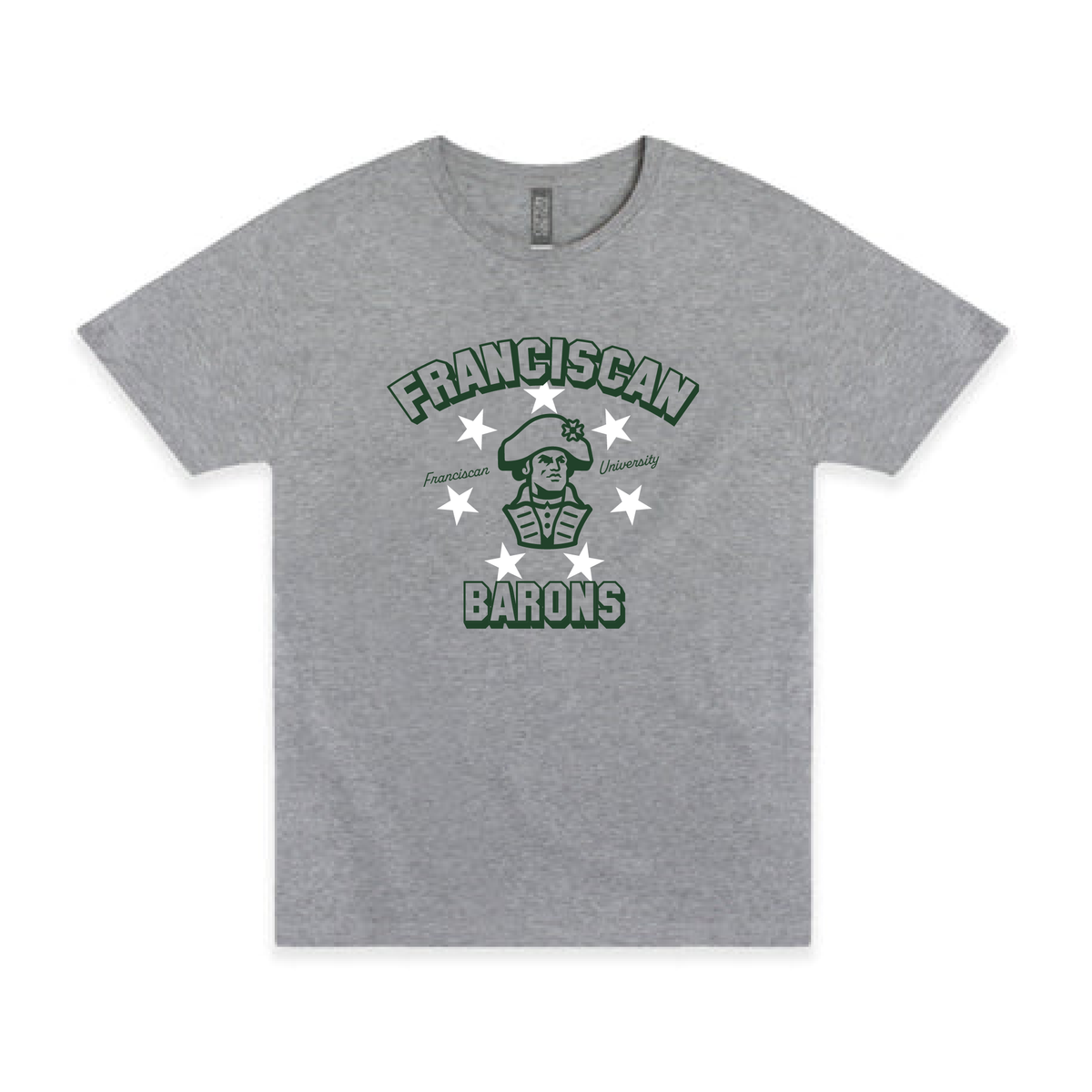 Youth Retro Mascot Tee | Carbon Grey