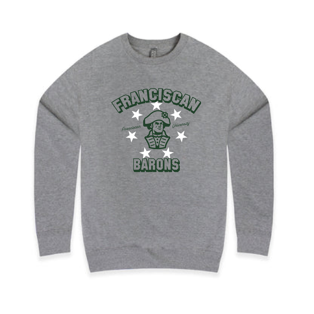 Youth Retro Mascot Crew | Carbon Grey