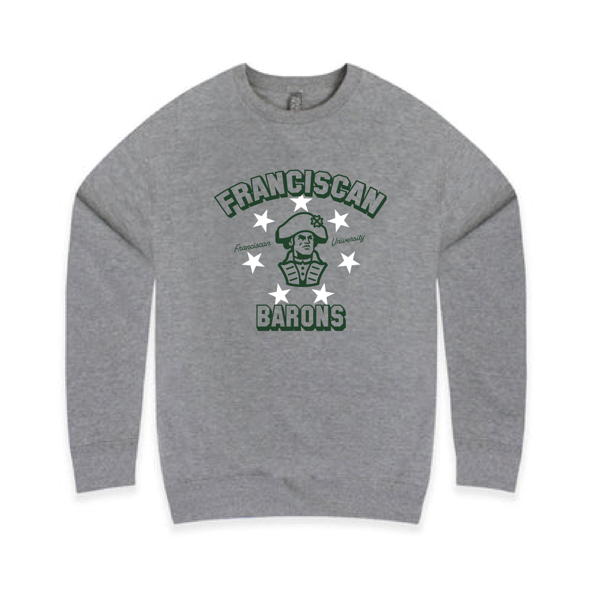 Youth Retro Mascot Crew | Carbon Grey