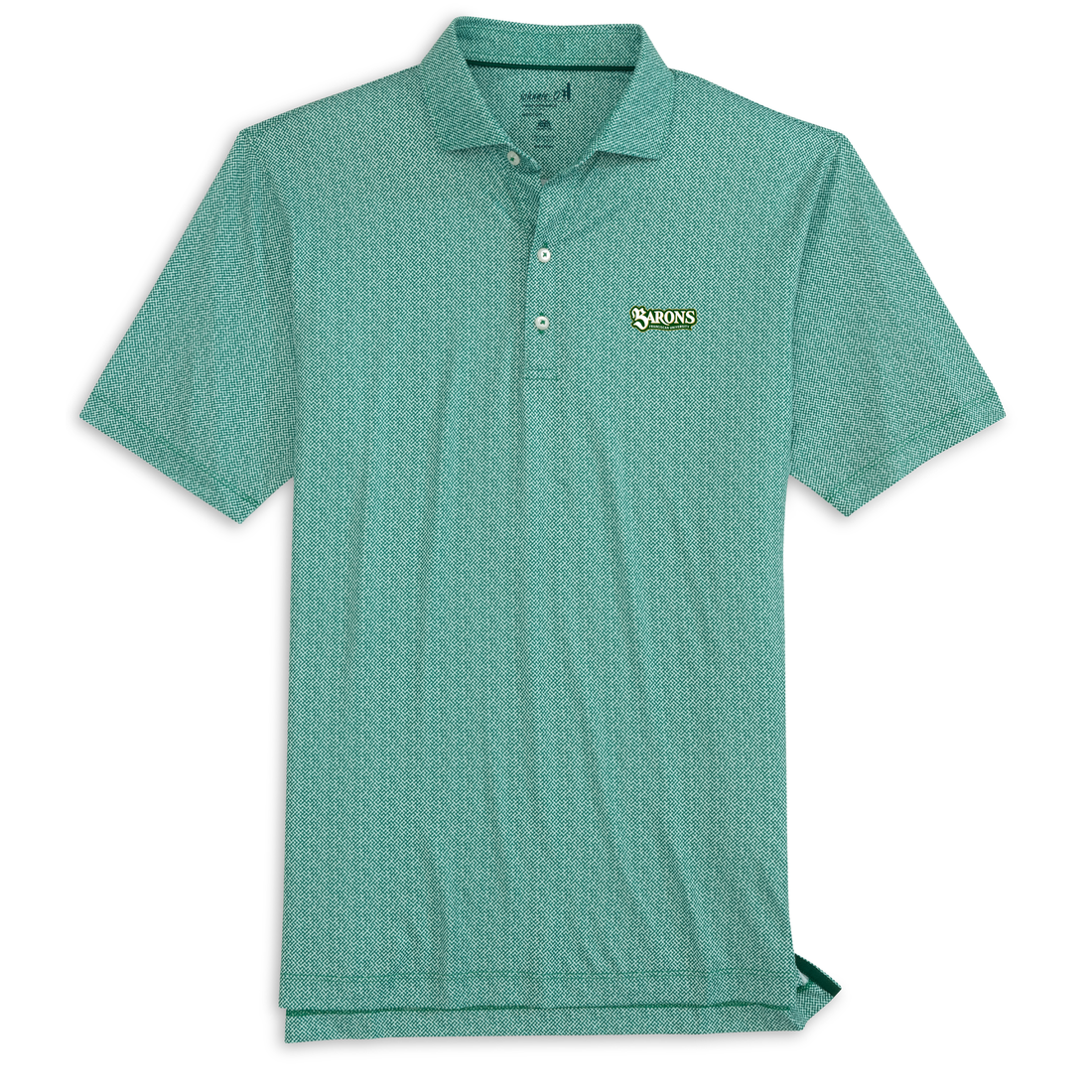Hison Pattern Performance Polo | Green
