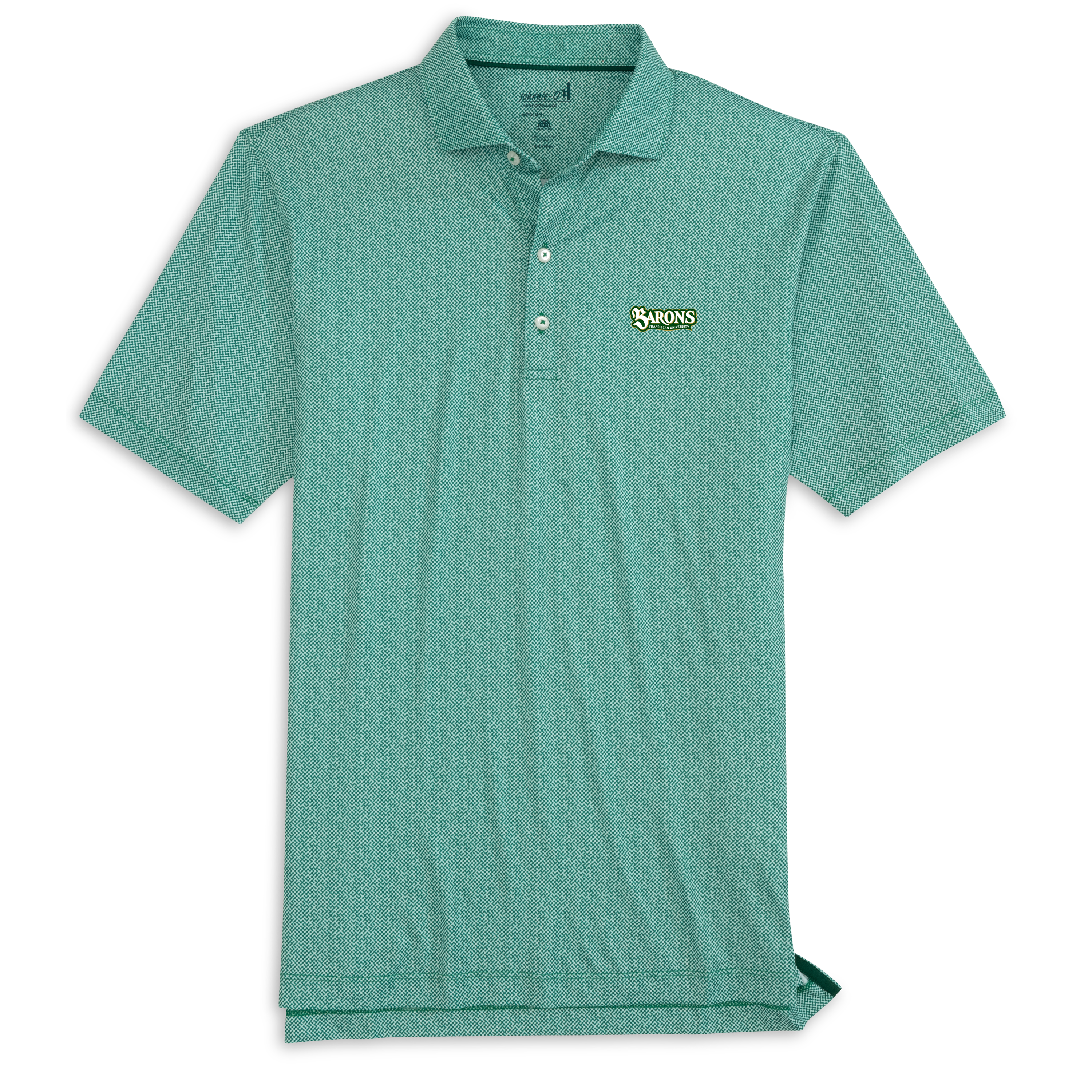 Hison Pattern Performance Polo | Green