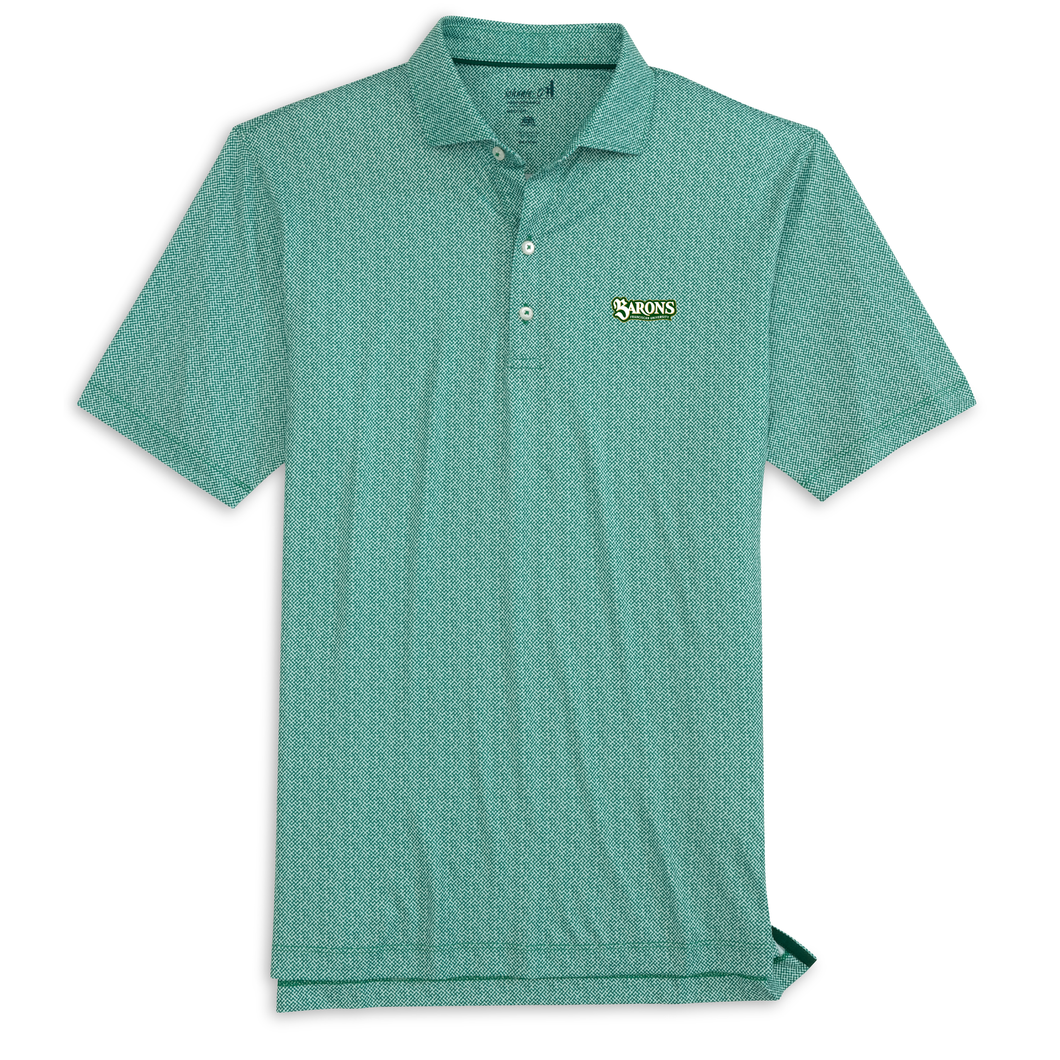 Hison Pattern Performance Polo | Green