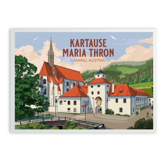 Lantern Press Card w/ Envelope, Gaming, Austria