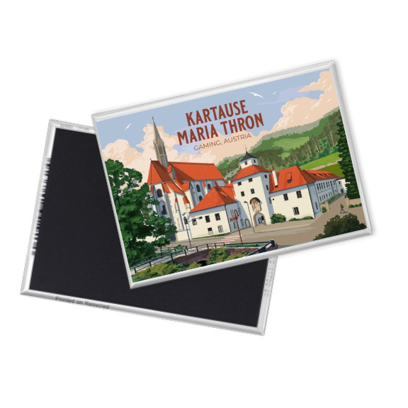 Lantern Press Metal Magnet, Gaming, Austria