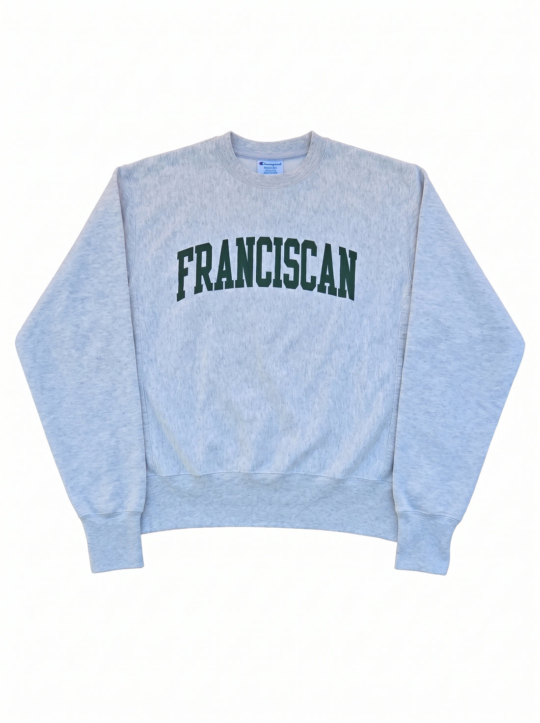 Reverse Weave Crew | Silver Grey