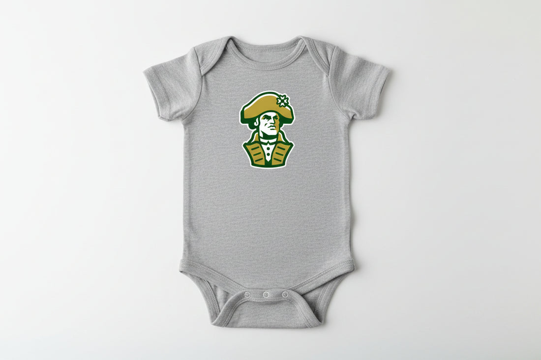 Infant Logoed Onesie | Heather Grey