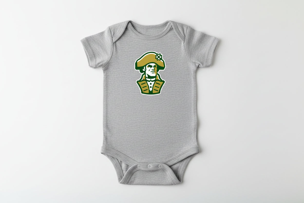 Infant Logoed Onesie | Heather Grey