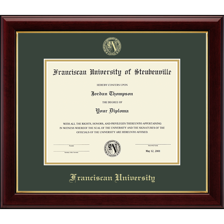 Gold Embossed Gallery Diploma Frame