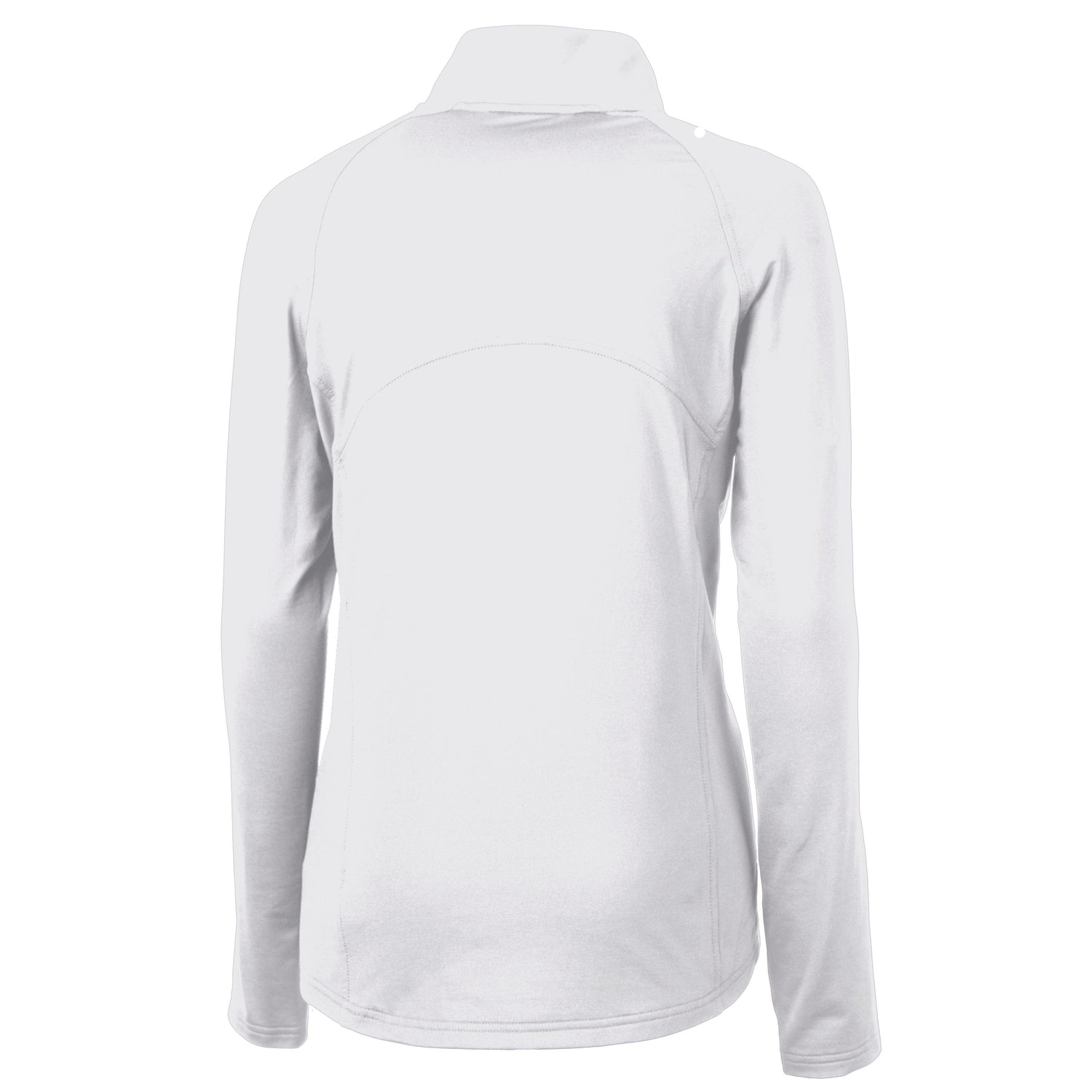 Adapt Eco Knit Stretch Recycled Womens Half Zip Pullover | White