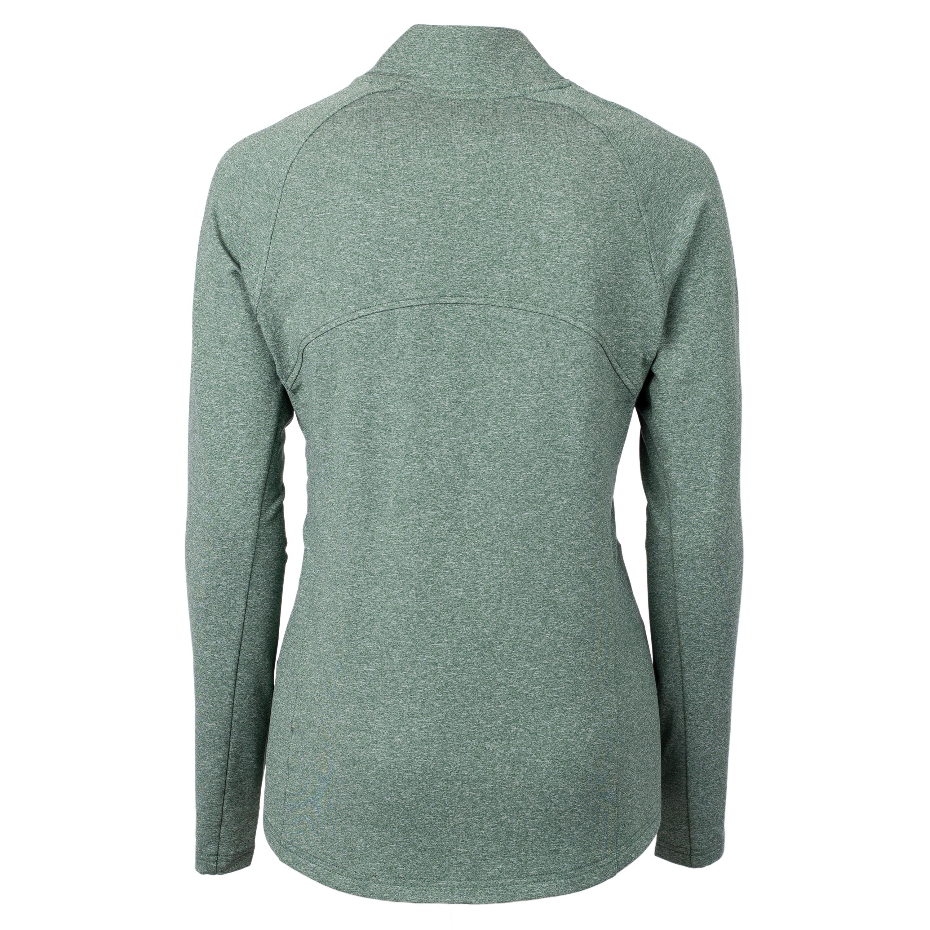 Adapt Eco Knit Heather Recycled Womens Full Zip | Hunter Heather