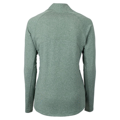 Adapt Eco Knit Heather Recycled Womens Full Zip | Hunter Heather