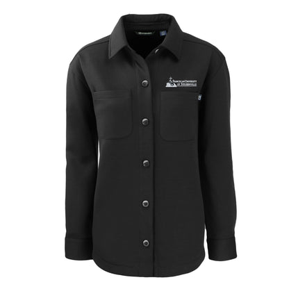 Roam Eco Recycled Womens Shirt Jacket | Black
