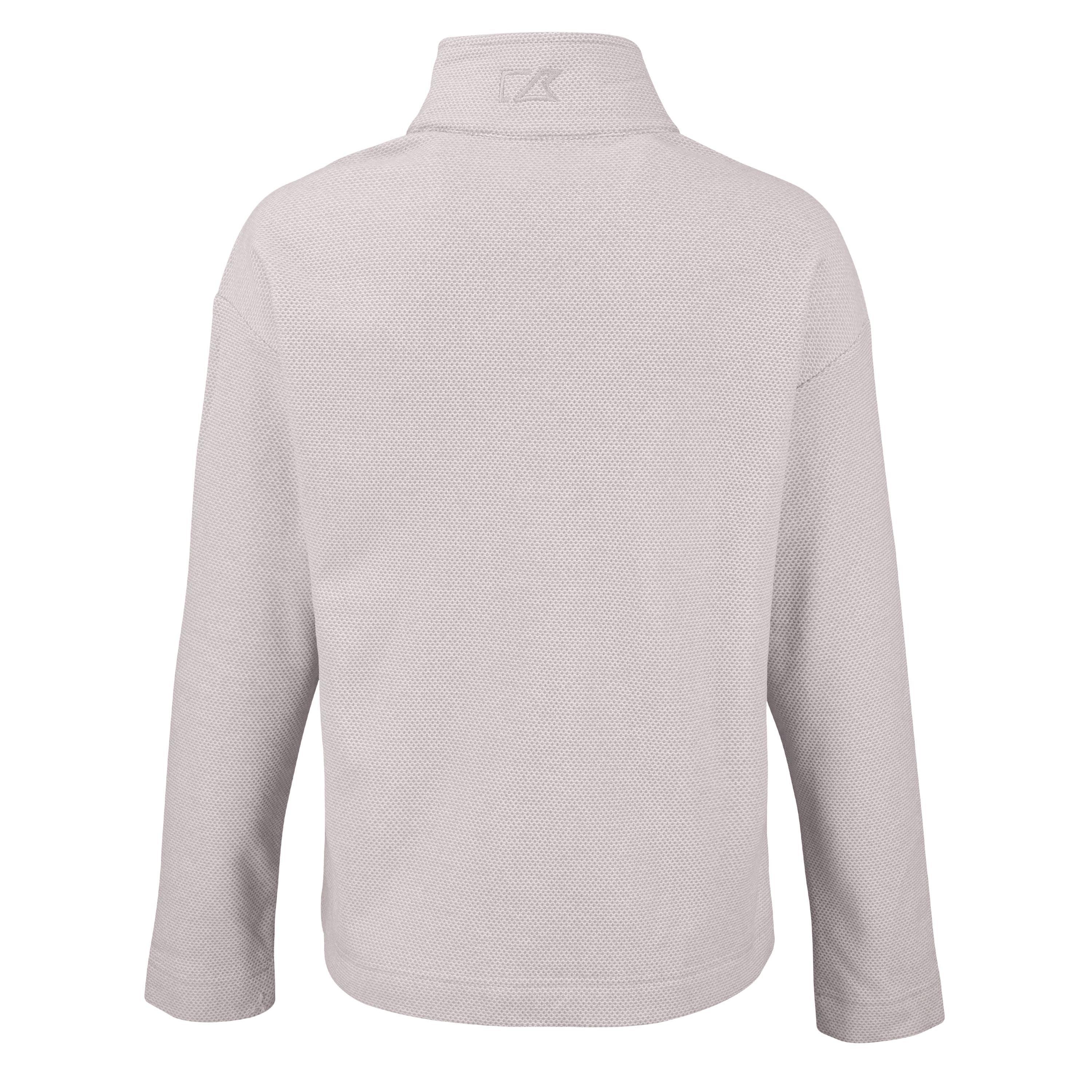 Hunts Point Eco Textured Fleece Recycled Womens Snap Pullover | Polished
