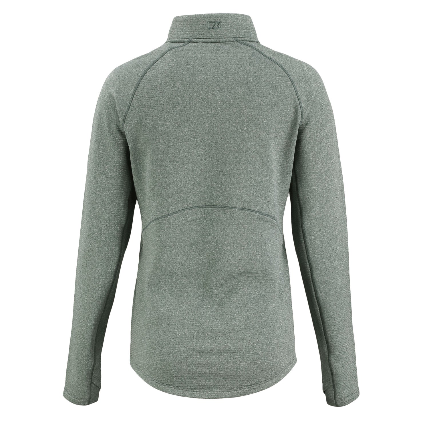 Peshastin Eco Fleece Recycled Womens Half Zip Pullover | Hunter Heather
