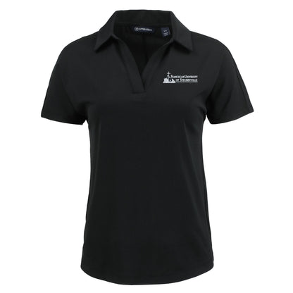 Coastline Epic Comfort Eco Recycled Dolman Womens Polo | Black