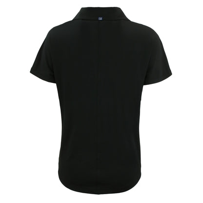 Coastline Epic Comfort Eco Recycled Dolman Womens Polo | Black