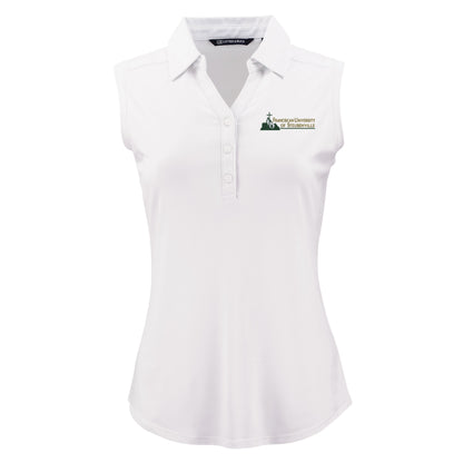 Forge Eco Recycled Sleeveless Womens Polo | White