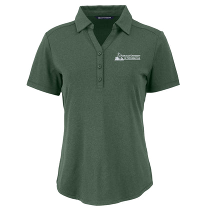 Forge Eco Recycled Short Sleeve Womens Polo | Hunter Heather