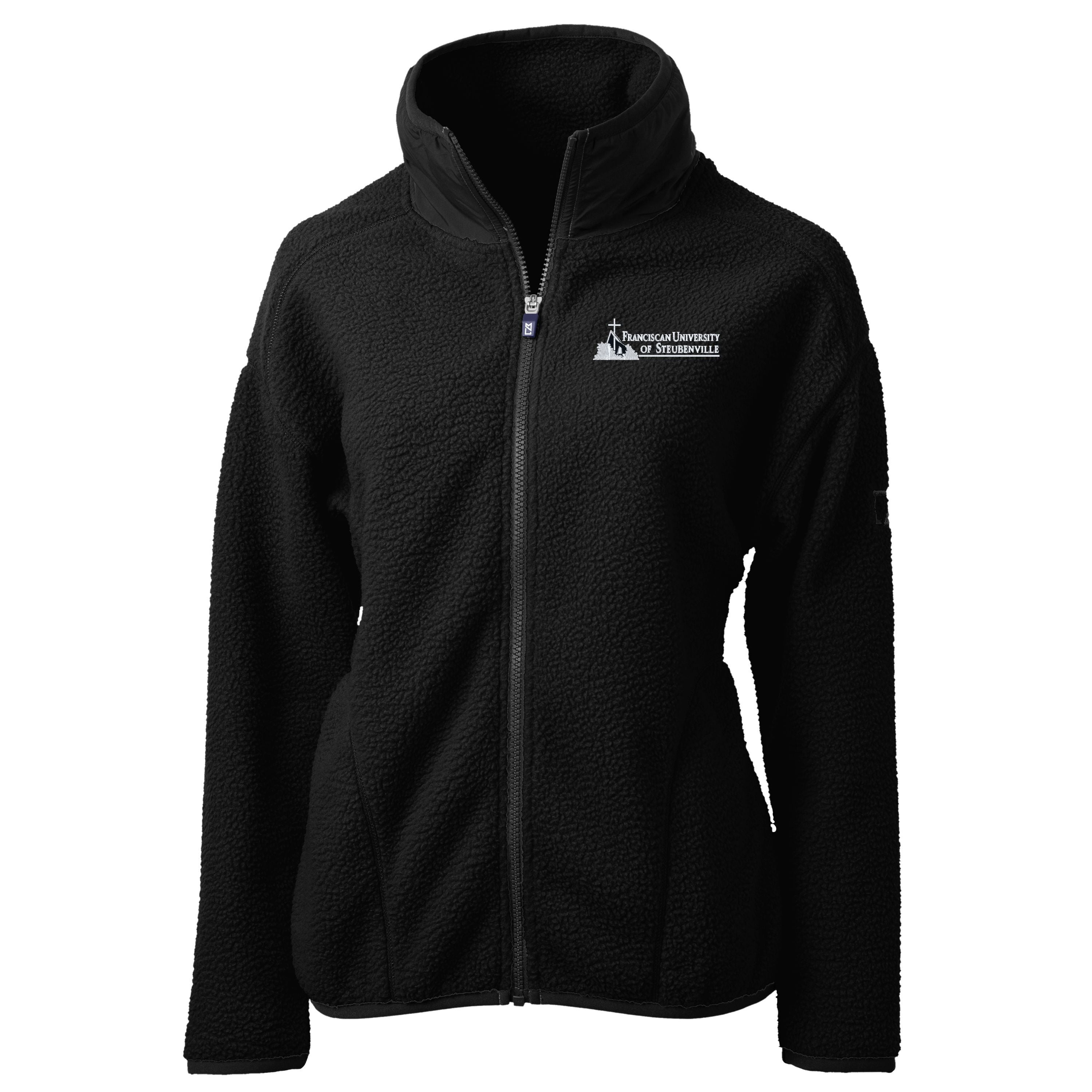 Cascade Eco Sherpa Womens Fleece Jacket | Black