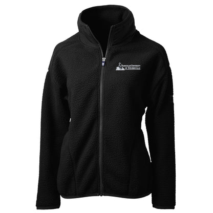 Cascade Eco Sherpa Womens Fleece Jacket | Black