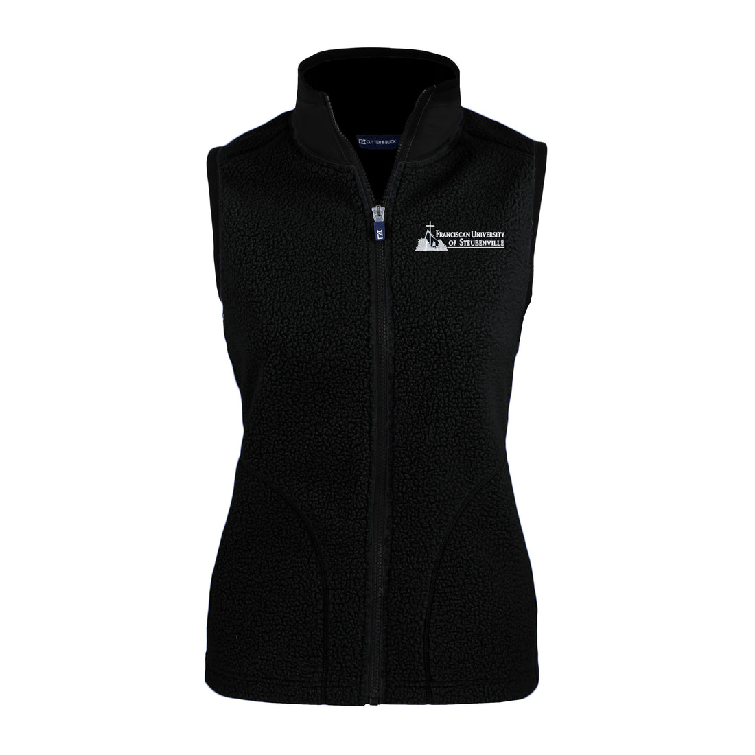 Cascade Eco Sherpa Fleece Womens Vest | Black