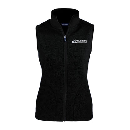 Cascade Eco Sherpa Fleece Womens Vest | Black