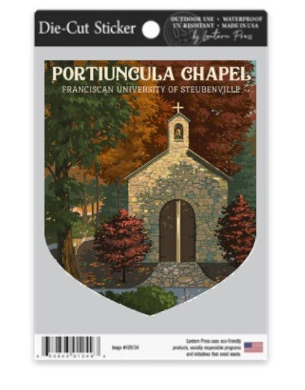 Lantern Press LG Sticker | Portincula Chapel