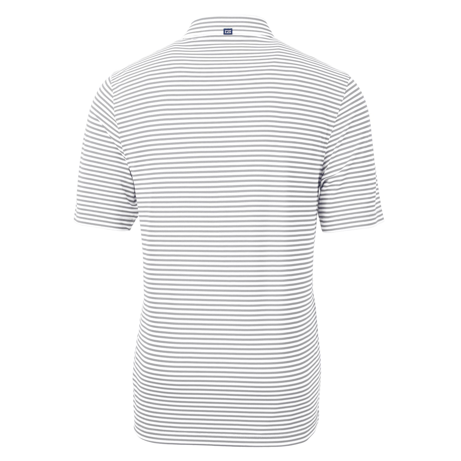 Virtue Eco Pique Stripe Recycled Mens Polo | Polished