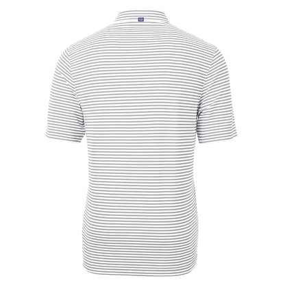 Virtue Eco Pique Stripe Recycled Mens Polo | Polished