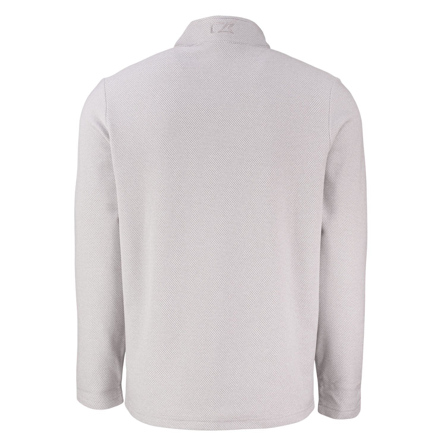 Hunts Point Eco Textured Fleece Recycled Mens Snap Pullover | Polished