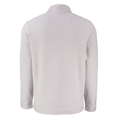 Hunts Point Eco Textured Fleece Recycled Mens Snap Pullover | Polished