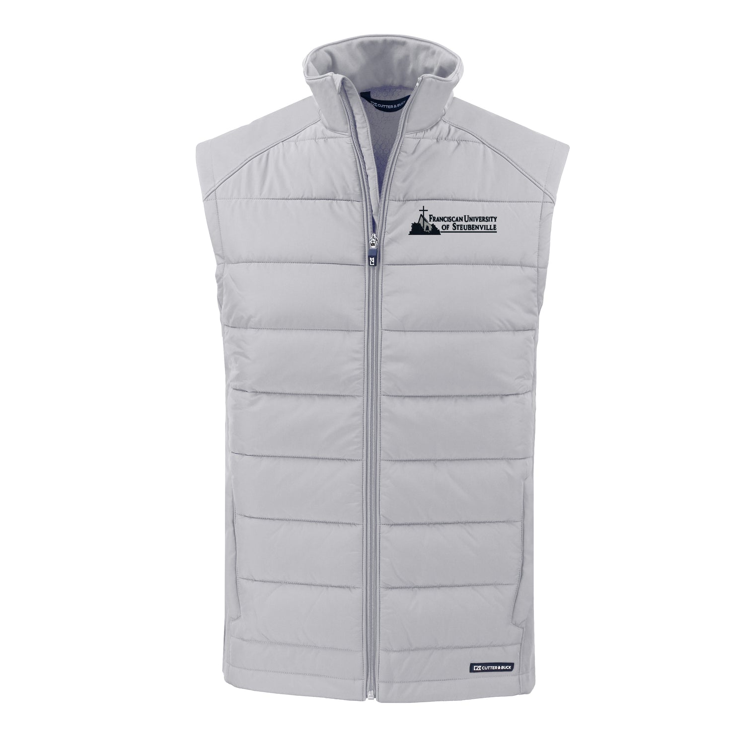 Evoke Hybrid Eco Softshell Recycled Mens Full Zip Vest | Polished