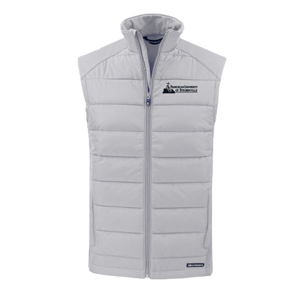 Evoke Hybrid Eco Softshell Recycled Mens Full Zip Vest | Polished