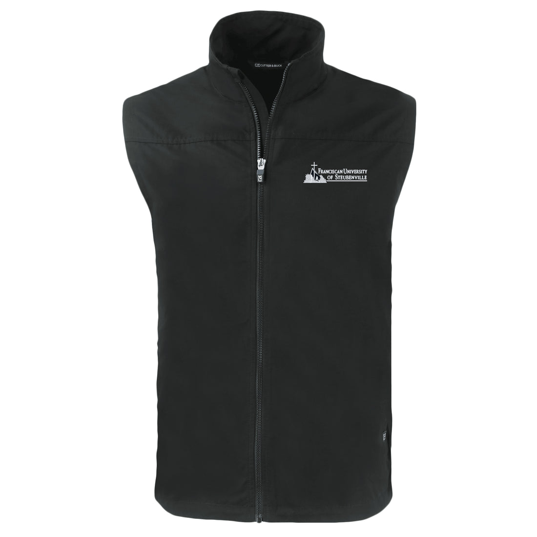 Charter Eco Recycled Mens Full-Zip Vest | Black